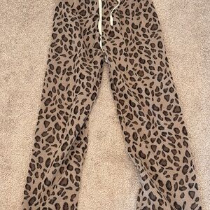 Leopard Print Lounge Pants